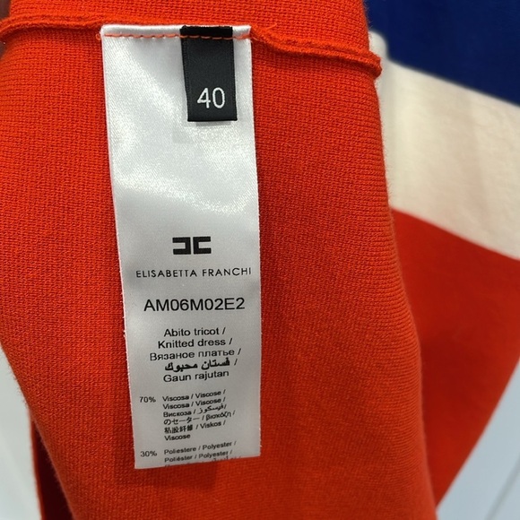 Elisabetta Franchi Colour Block Mini Dress - Picture 11 of 14